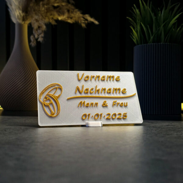 Personalisierte Platzkarten für Hochzeiten – Bild 4