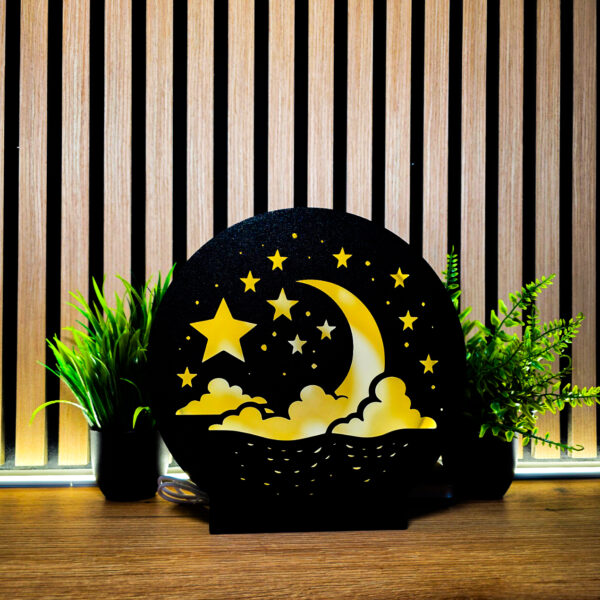 DIY-Kit | Nachtlicht-Mond & Sterne